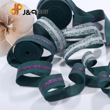 Shiny Fold-over Elastic